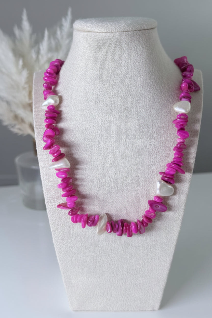 Marea Fucsia Necklace