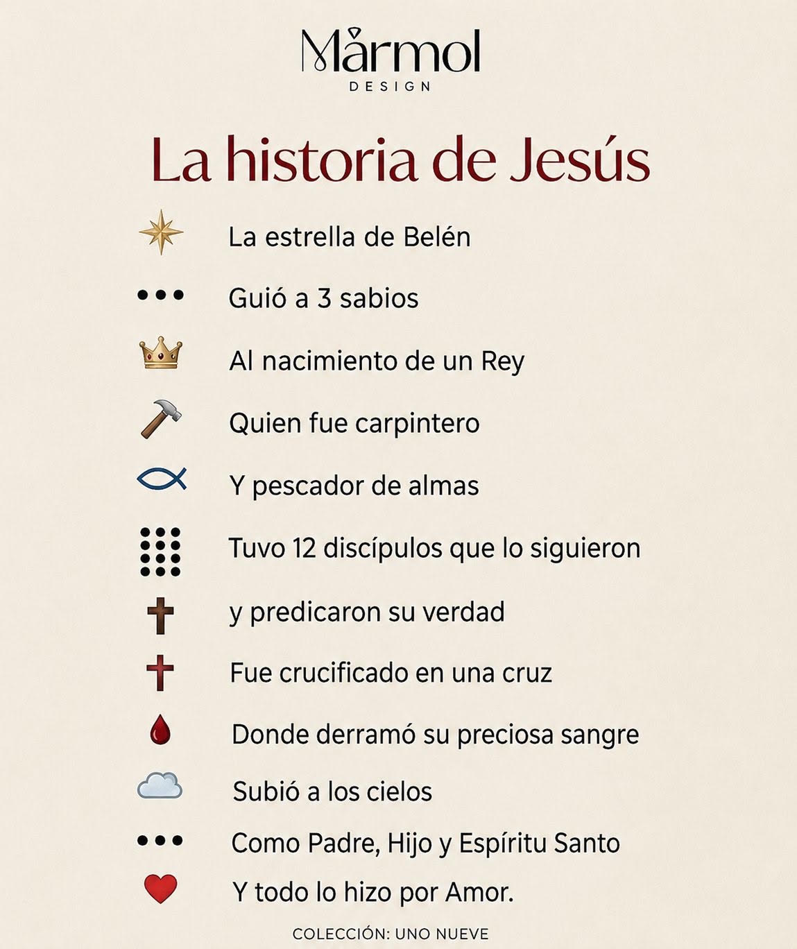 Historia de Jesús Necklace